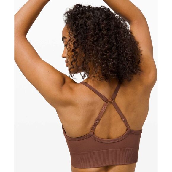 Lululemon Ebb to Street Bra Light Support, C/D Cup Ancient Copper size 2 no pads - Picture 3 of 9
